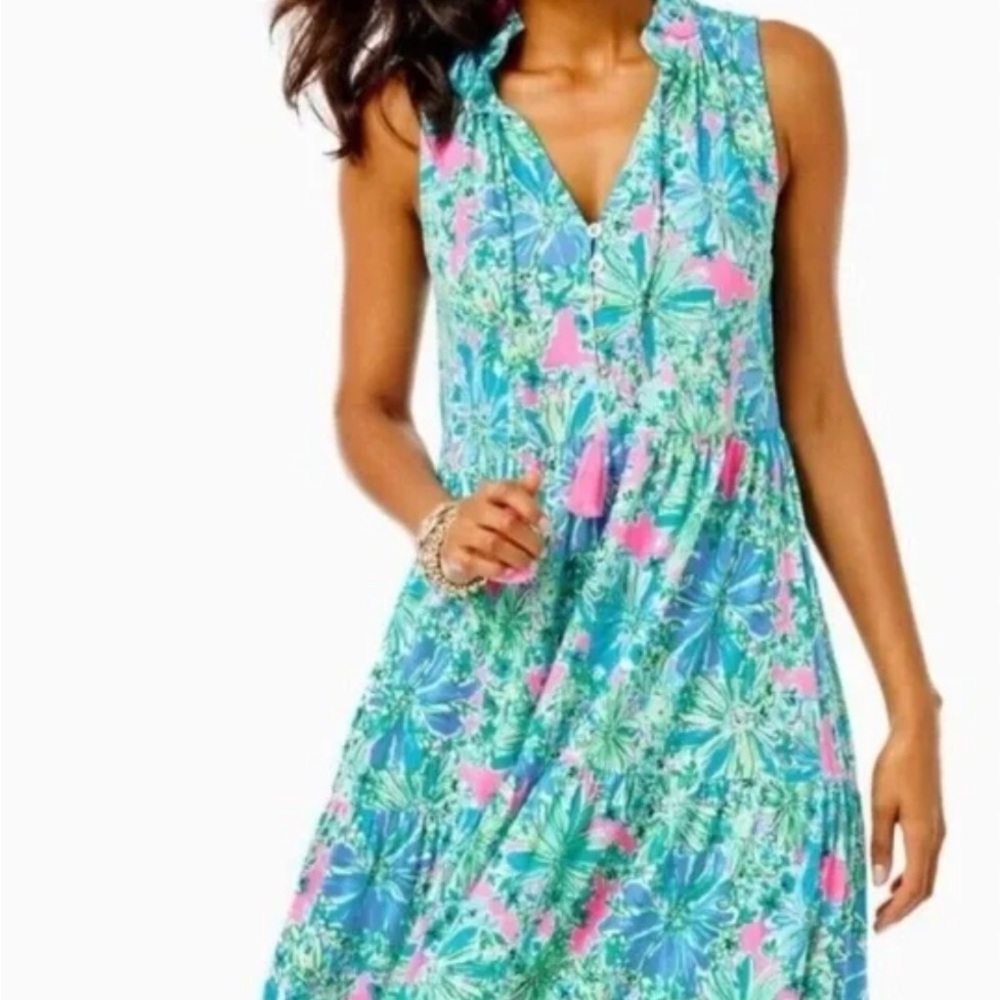 Lilly Pulitzer Malone Maxi - Good Hare Day Print - Size M (runs large)